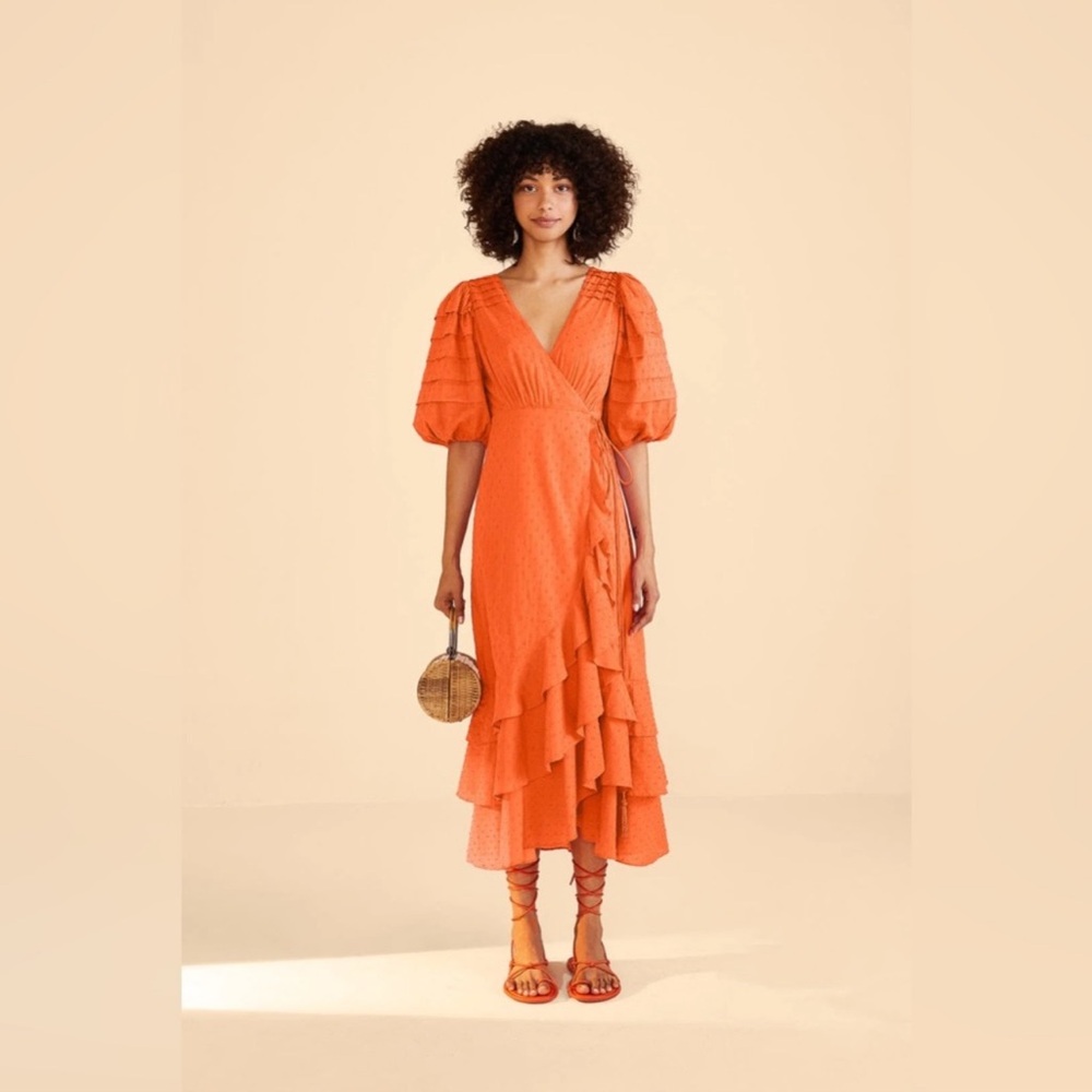 Farm Rio Orange 🍊 dress